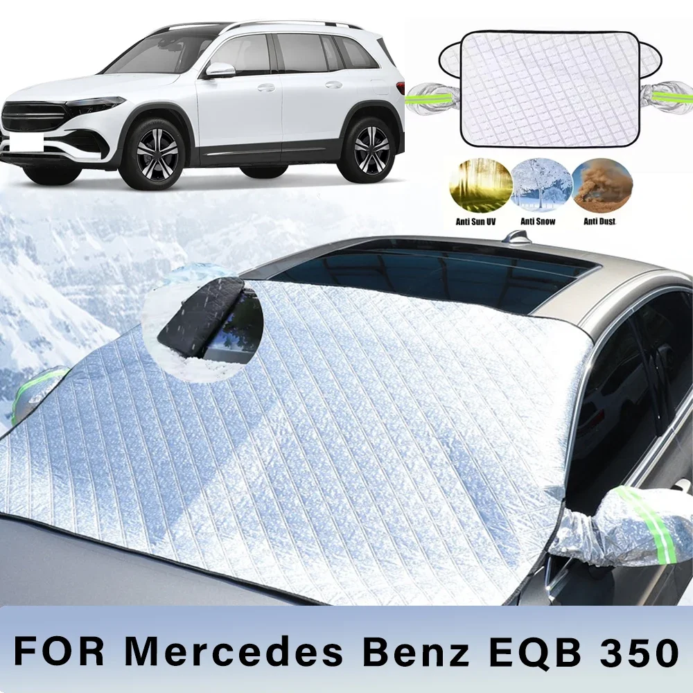 

Thickened Car Now Sunshade Windshield Cover With 5/9 Magnets UV Protection Anti Snow Sunlight For Mercedes Benz EQB 350