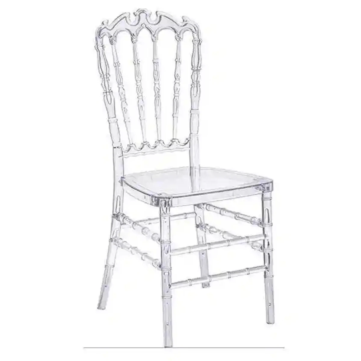 16pcs）cushion or chair)New Design Restaurant Dining Chair European crystal plastics Wedding Dining Chairs 108