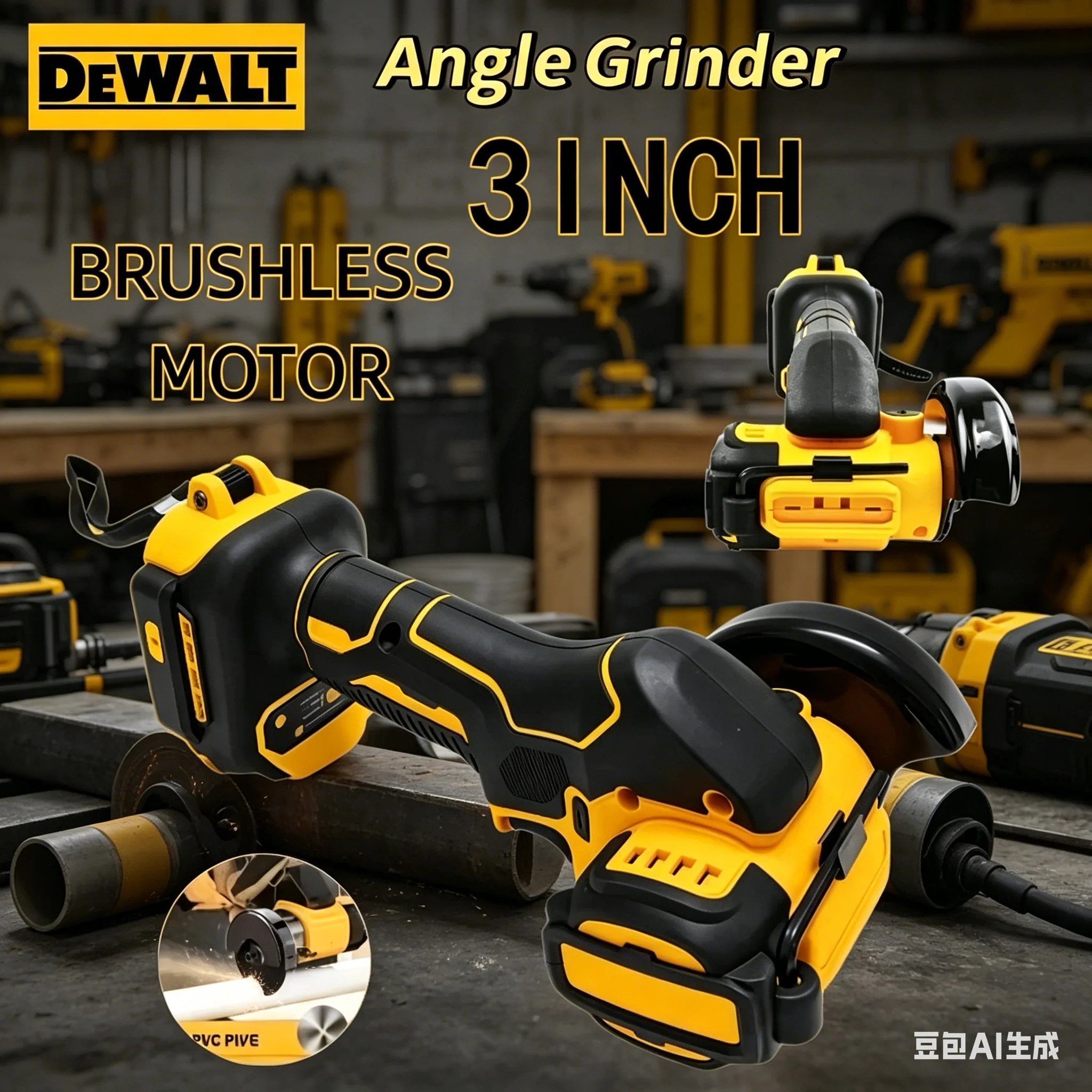 

Аккумуляторная мини-угловая шлифовальная машина DEWALT 3 дюйма, электрический инструмент для полировки, шлифовки и резки, совместимый с аккумулятором Dewalt 20В