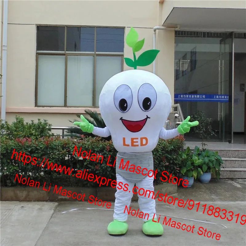 

Hot Sales Light Bulb Mascot Clothing Cartoon Character Role-Playing Carnival Fancy Dress Advertising Game Adult Gift 1305