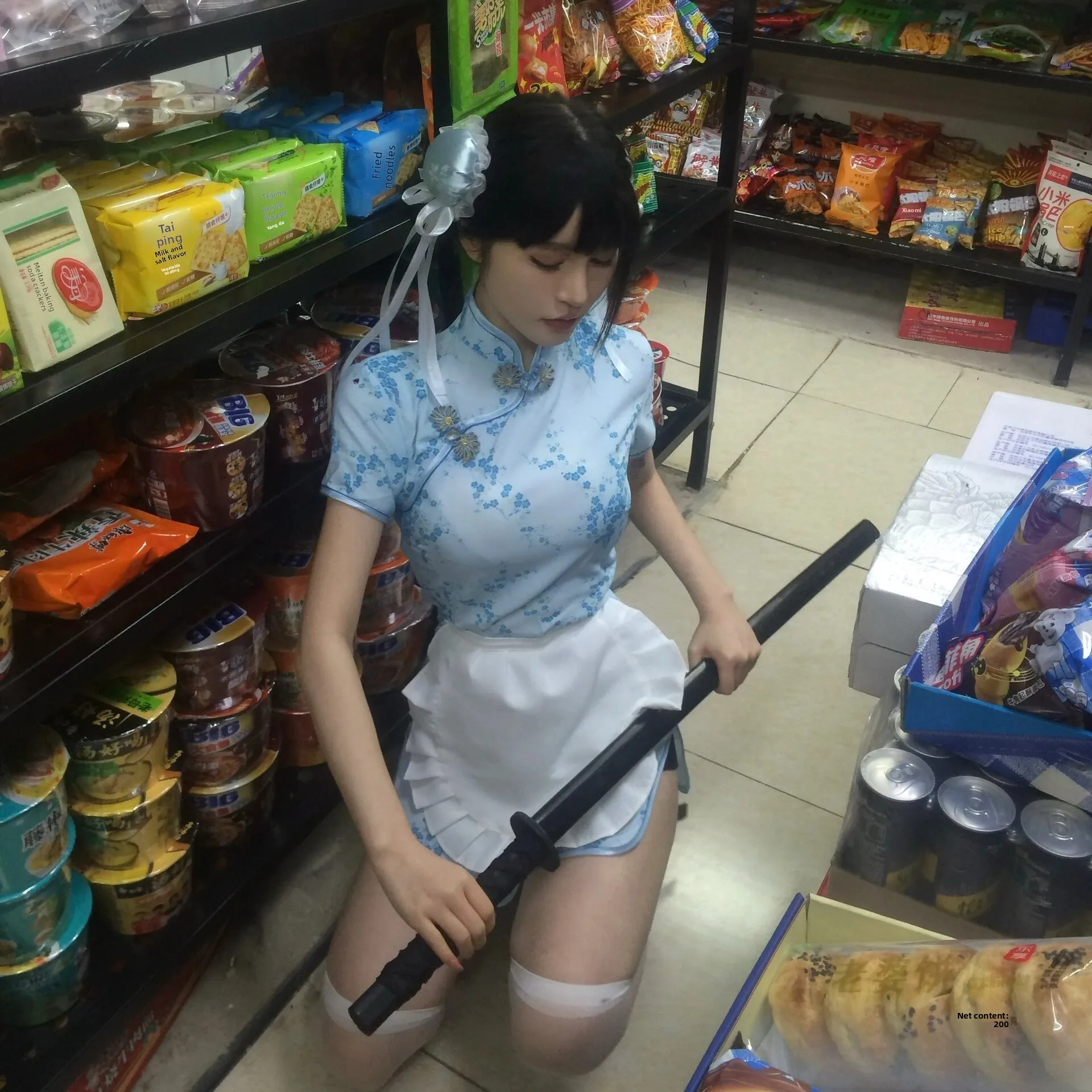 تنورة صينية جديدة من Sle Dr loween Cisas Cosplay orm تنورة خادمة ناعمة للفتيات ملابس يومية