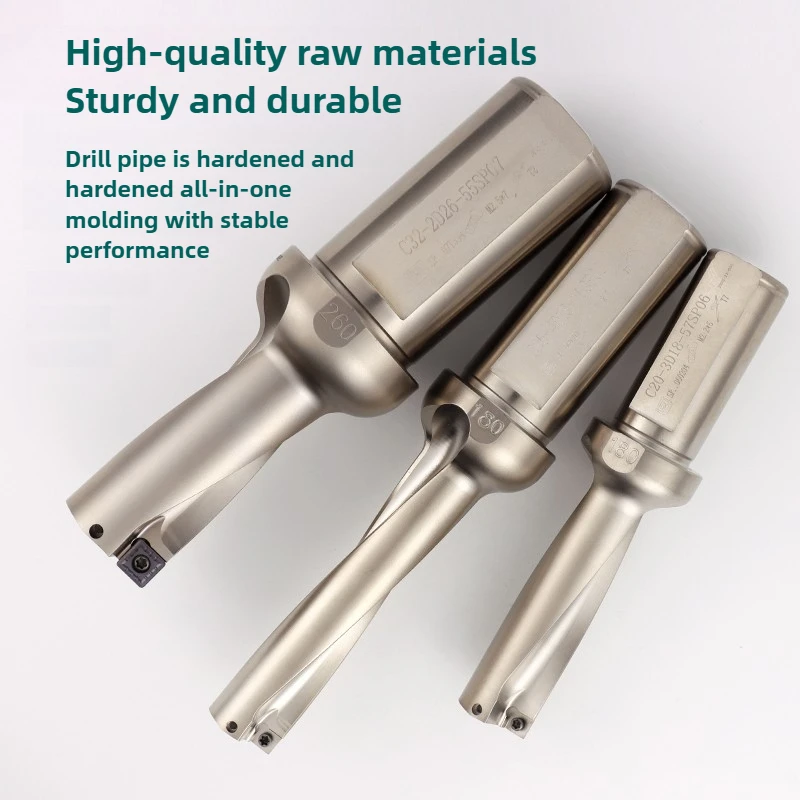 Mata Bor CNC KD Berkualitas Tinggi Seri SP Mata Bor U C20 C25 C32 Mata Bor Seri SP 2D 3D 4D 5D Mata Bor Logam SPMG SP Insert Quick