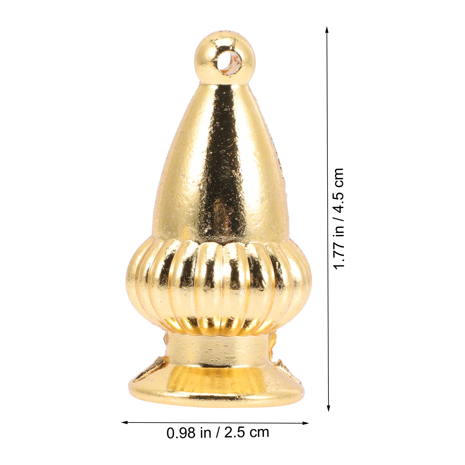 

8pcs Electroplating Nut Lamp Finials Golden Smooth Decorative Light Accessories for Table Floor Lamps Hardware Lampshade Parts