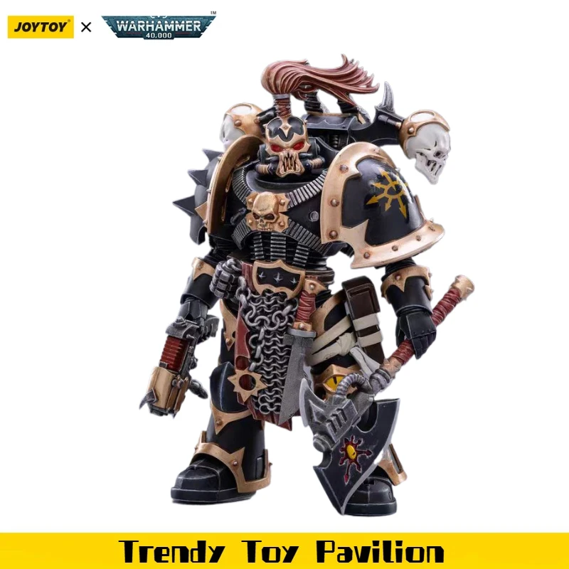 

【JOYTOY】Warhammer 40K Chaos Space Marines Black Legion Brother Narghast 1/18 Фигурка игрушки