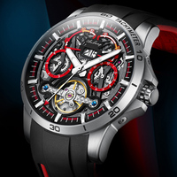 Mark Fairwhale 6120 Automatic Man Watch Multi Functional Calendar Waterproof Luminous Stainless Steel Mechanical Watches for Men