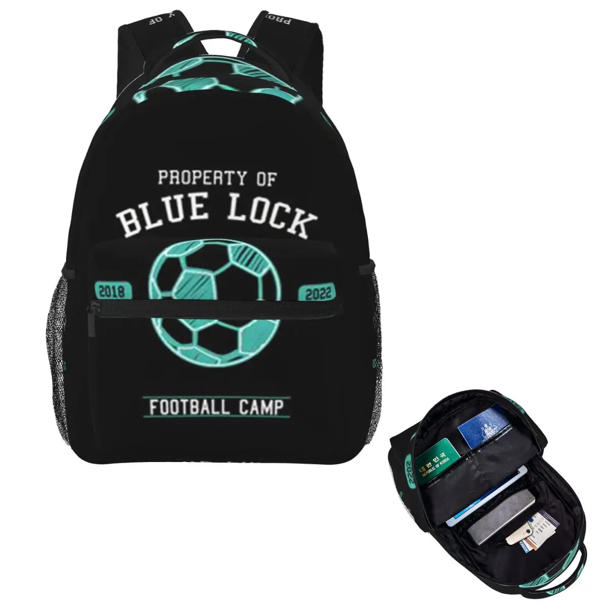 

Copie De Copie De Blue Lock Student Backpack School Bag Hiking Travel Daypack for Men Women Fashion Bookbag Shoulder Bags