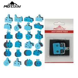 1 Pairs Blue Multi Copper Bicycle Brake Pads Used For Shimano XTR M965 966 Saint XT SLX Deore Auriga SRAM AVID BB7