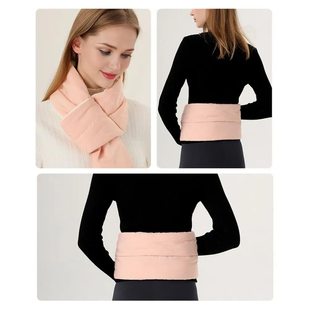 High-density Windproof Scarf High-density Windproof Women's Down Scarf for Winter Outdoor Use Thickened Solid Color for Warmth