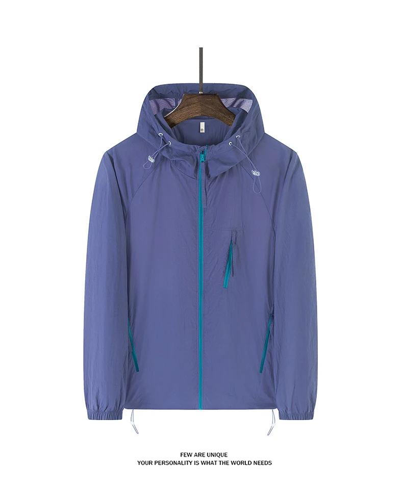 LNGXO Sommer-Windjacke für Herren und Damen, leichte Sonnenschutzjacke, Unisex, Camping, Klettern, Wandern, Outdoor, wasserdichter Mantel – Detail 28