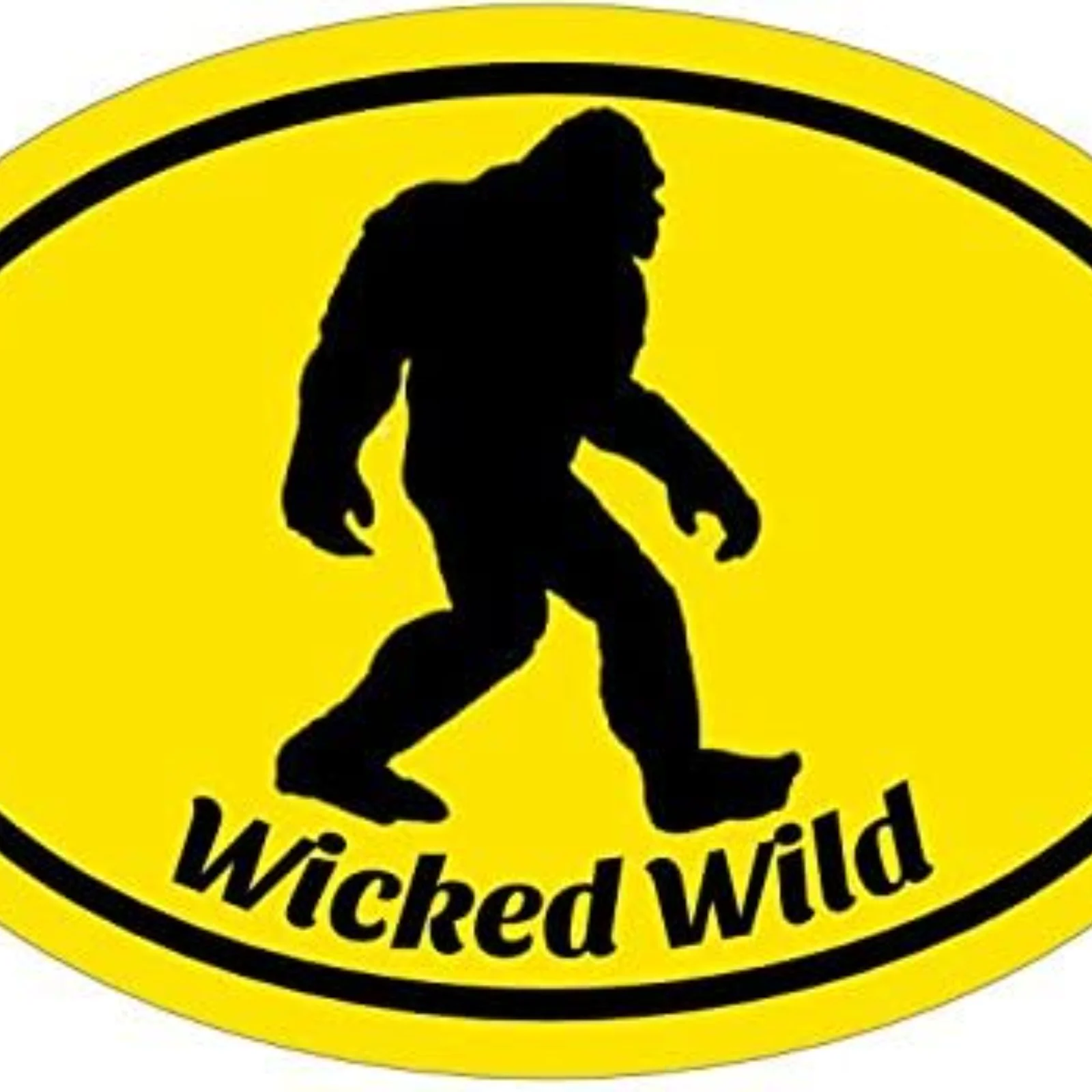 TT Bigfoot Sticker Wicked Wild Sasquatch Personality Anti-UV Car Sticker Waterproof Window Body Decorative Stickers Accessories