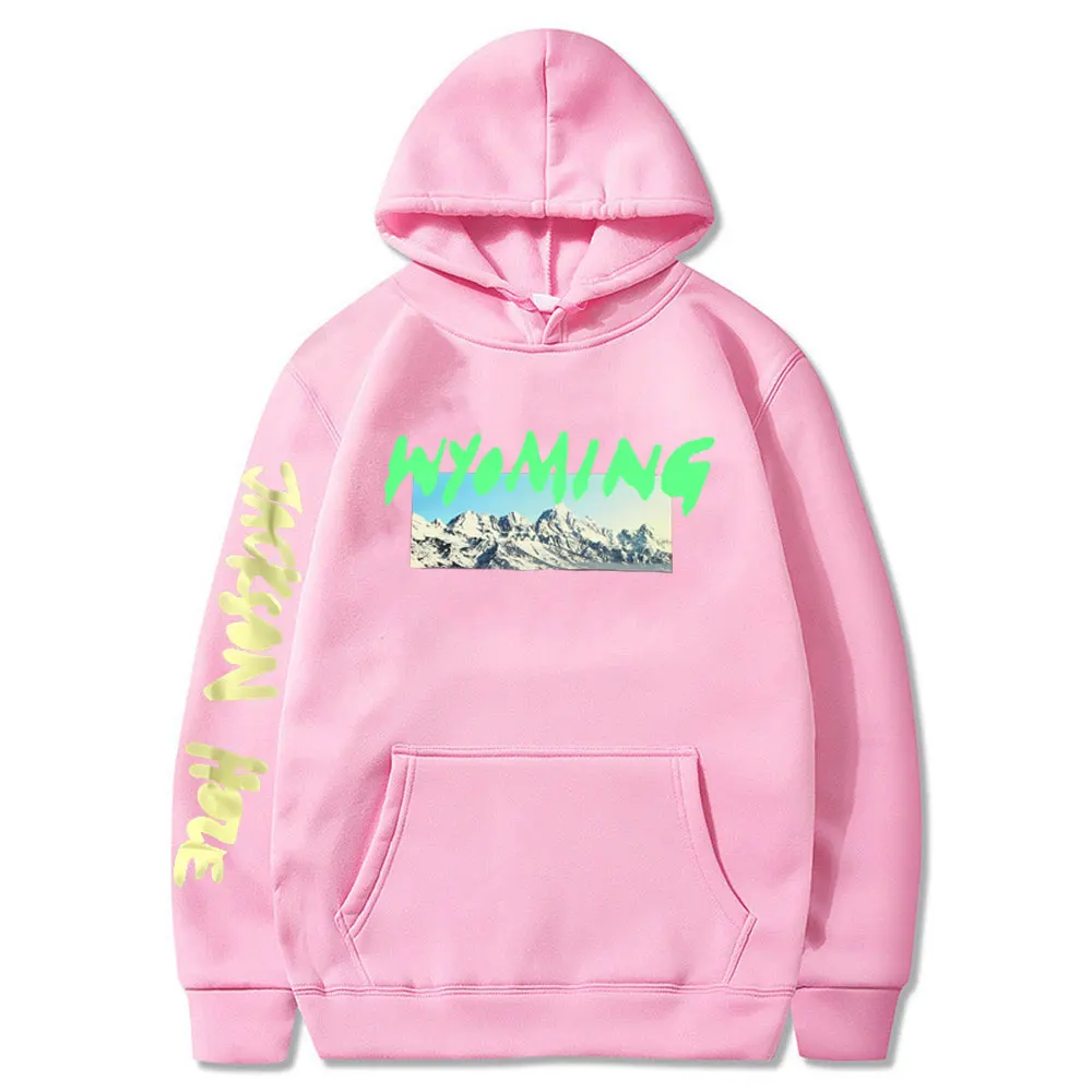 Rapper Kanye West Ye Wyoming Graphic Hoodie Men Hip Hop Oversized
