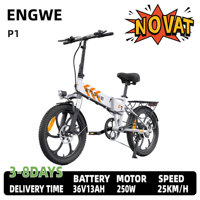 ENGWE P1 Electric Bike 250W Brushless Motor 36V13AH Lithium Battery Folding Mini Electric Bicycle 20-In Tire Aldult City E-bike