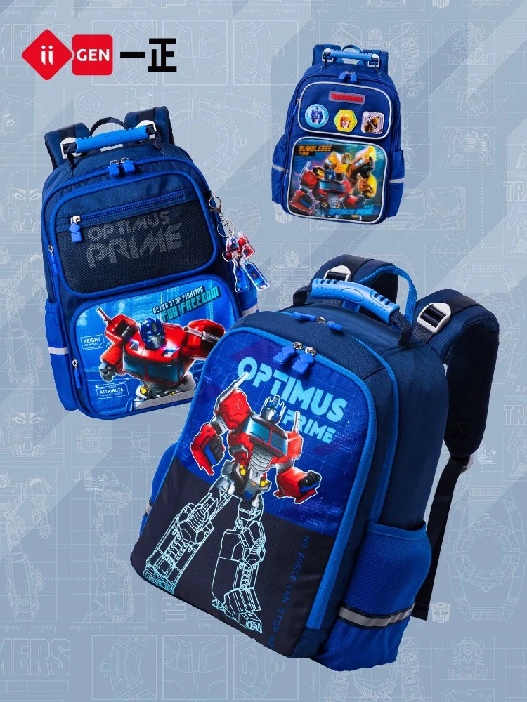 

Transformers schoolbag boy kindergarten backpack primary school student first grade ten years old school gift birthday stationer