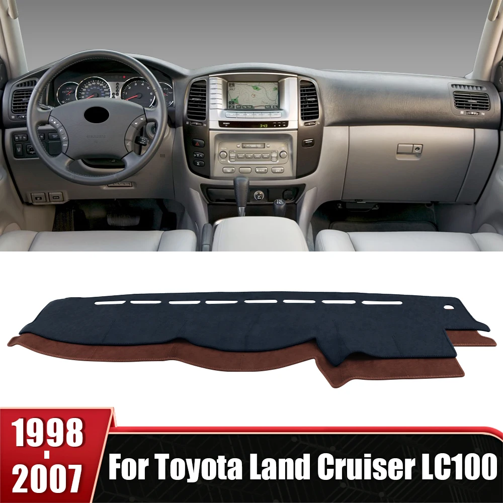 

For Toyota Land Cruiser 100 LC100 1998-2003 2004 2005 2006 2007 Car Dashboard Cover Mats Dash Board Sun Shade Pad Anti-UV Case