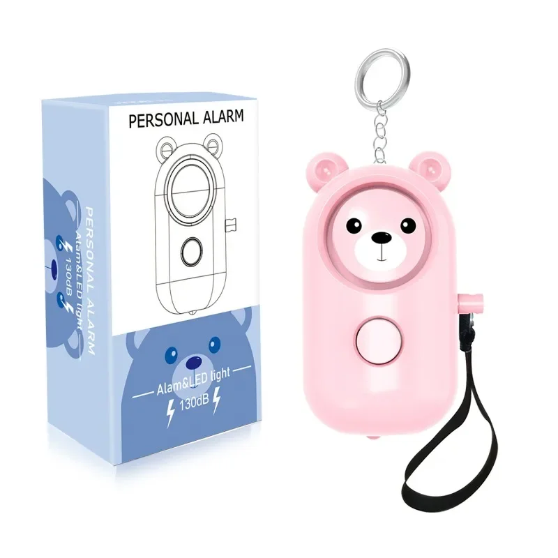 Self Defense Alarm 130dB Anti-wolf Girl Child Women Security Protect Alert Personal Safety Scream Loud Emergency Alarm Keychain