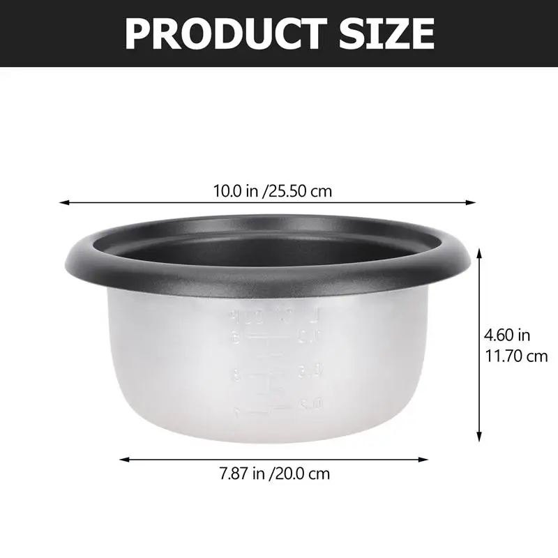 2L Cooker Pot Rice Inner Liner Cooking Stick Non Replacement Bowl Cake Accessories Baking Pressure Accessory Nonstick Mold