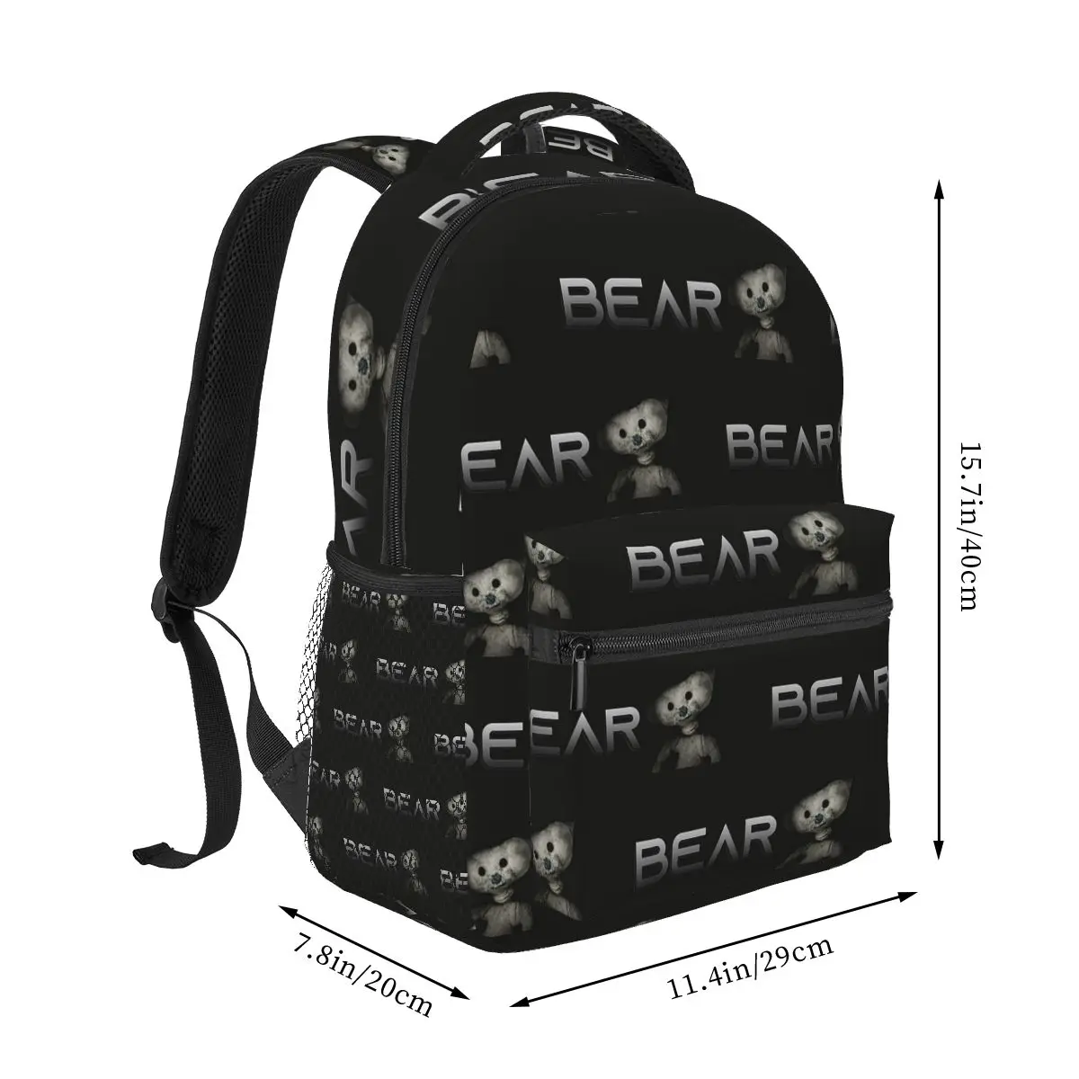 Bear Alpha Backpacks Boys Girls Bookbag Students School Bags Cartoon Kids Rucksack Shoulder Bag Large Capacity