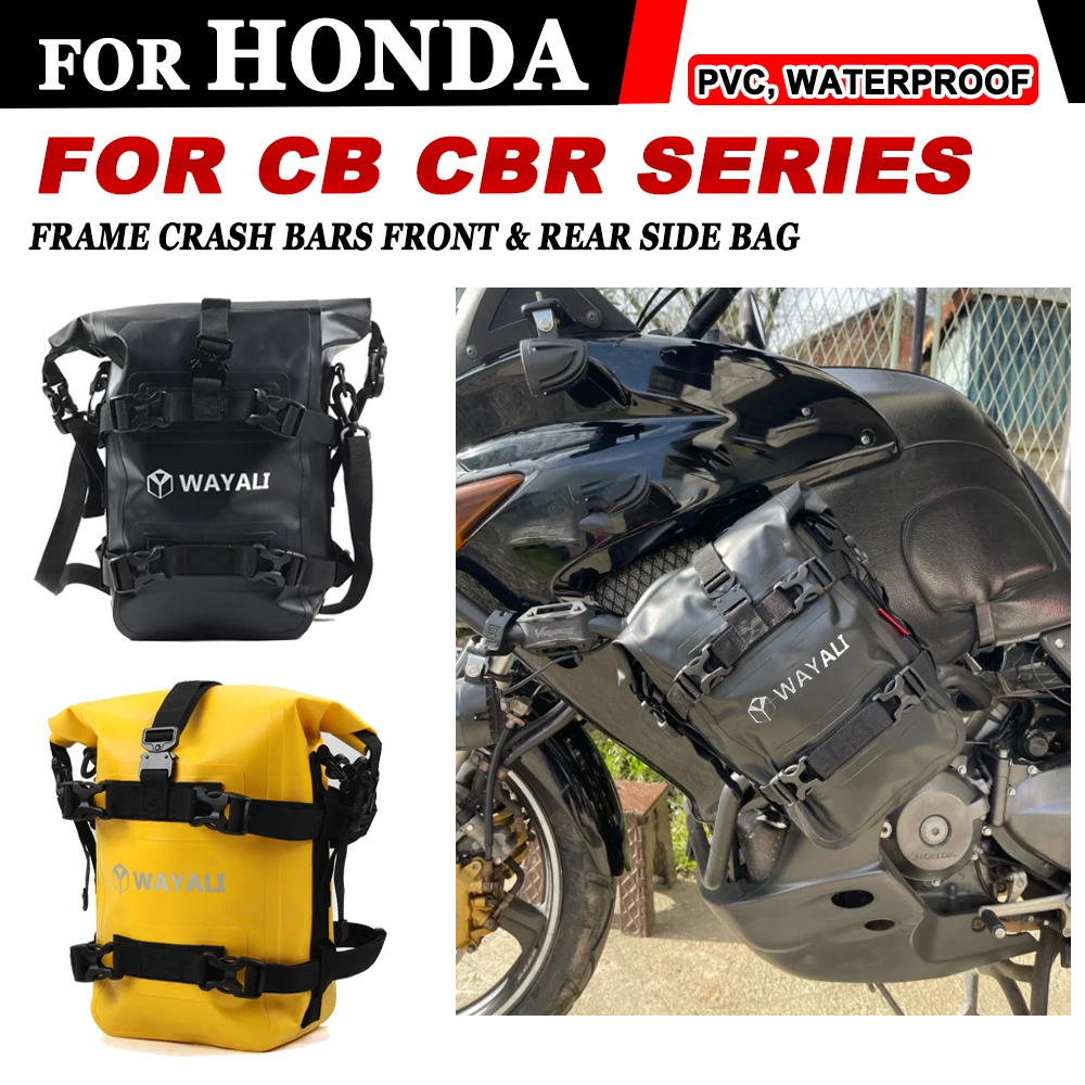 

For Honda CB650R CBR650R CBR600RR CB1000R CBR 650R Cb300f Frame Crash Bars Bag Waterproof Riding Luggage Bag Tool Storage Bags