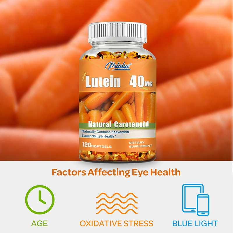 Lutein 40mg - with Zeaxanthin - Healthy Vision, Relieve Eye Fatigue, Dry Eyes