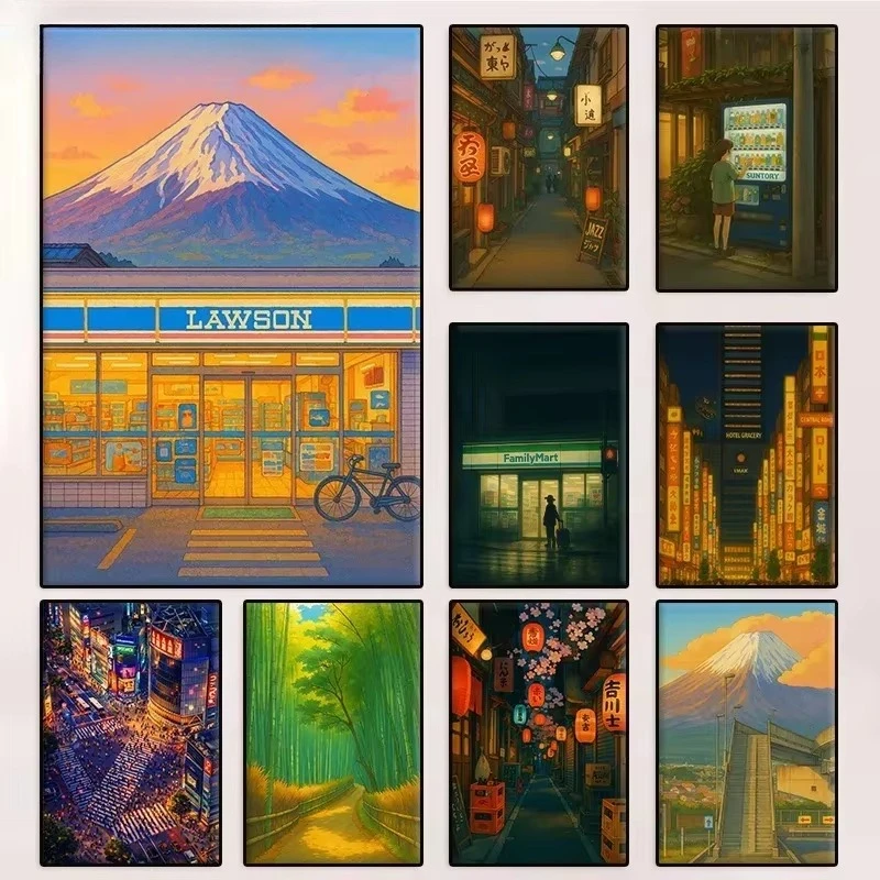 Home Decor Tokyo - Full Drill Diamond Painting Kit Anime