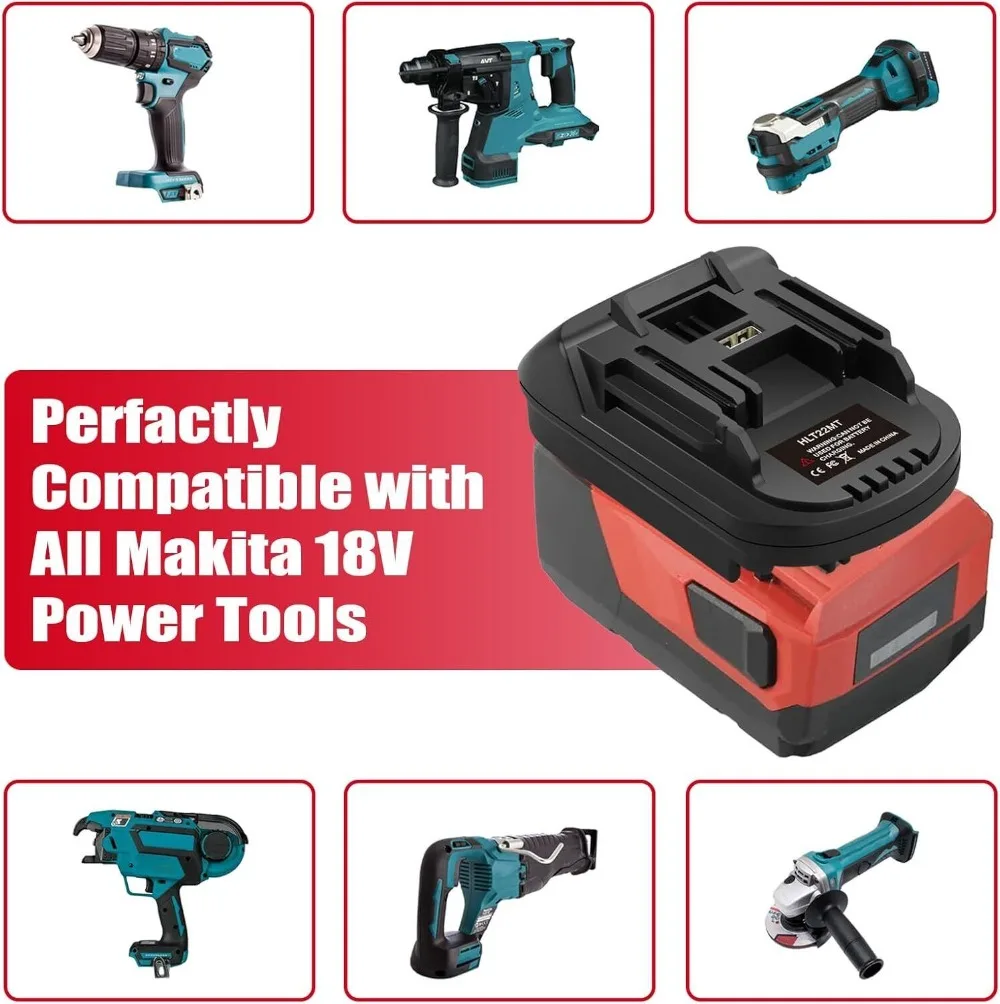 

Адаптер аккумулятора для Hilti в Makita 18 В, преобразователь инструментов для Hilti 22 В B22, аккумулятор для Makita 18 В BL1850 BL1860, электроинструмент