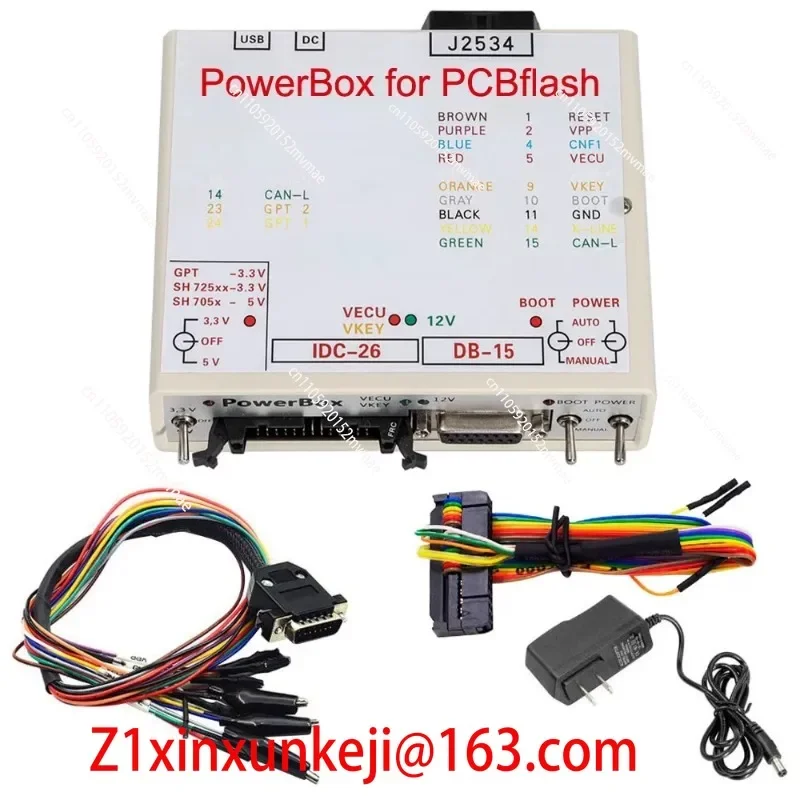 OBD Protocol Jumper Box PowerBox for PCMFlash Hitachi J2534