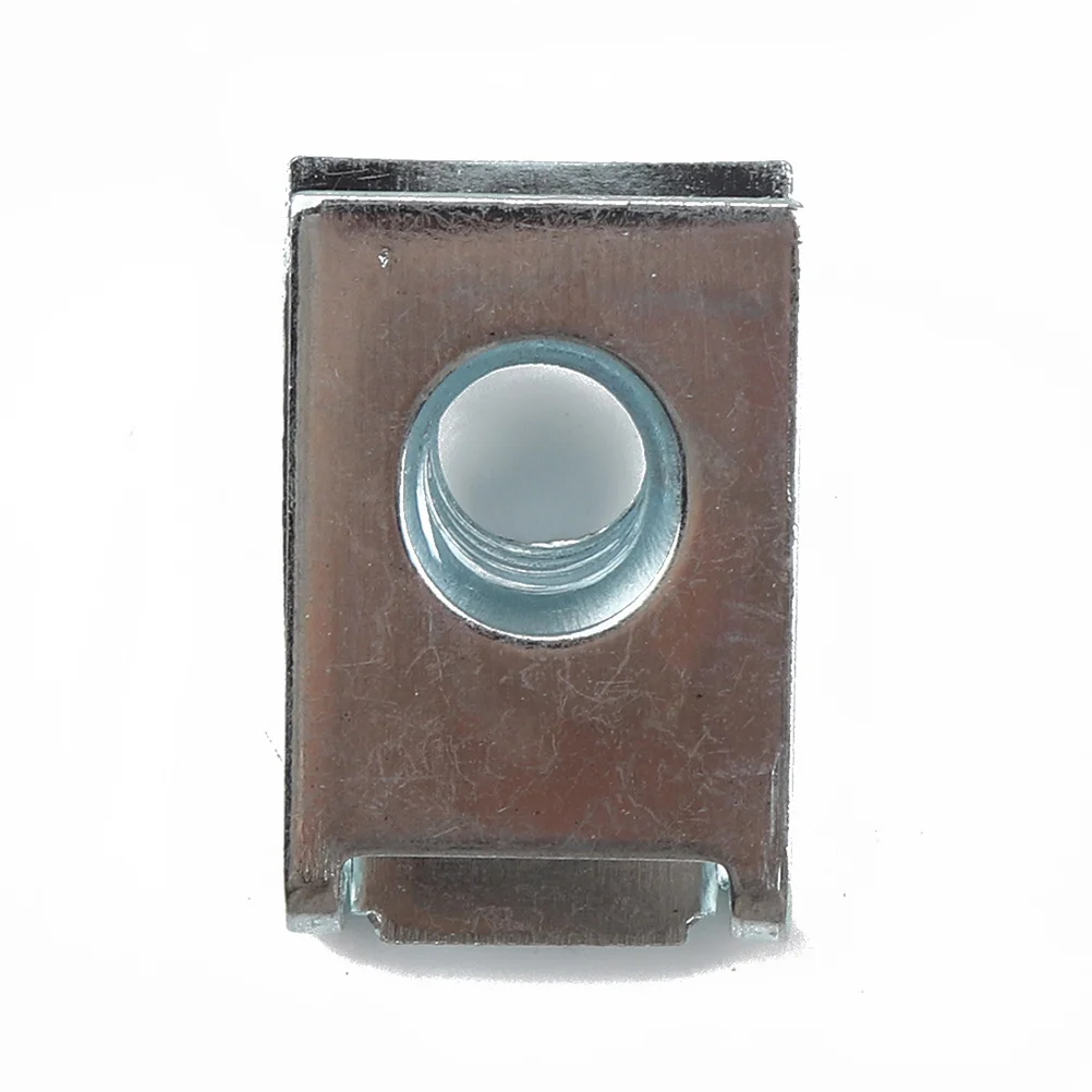 

60Pcs Clip Nut High Strength Elastic U Nut Fasteners for Panel Bumper Motorcycle Fairing Manganese Steel Self Tapping