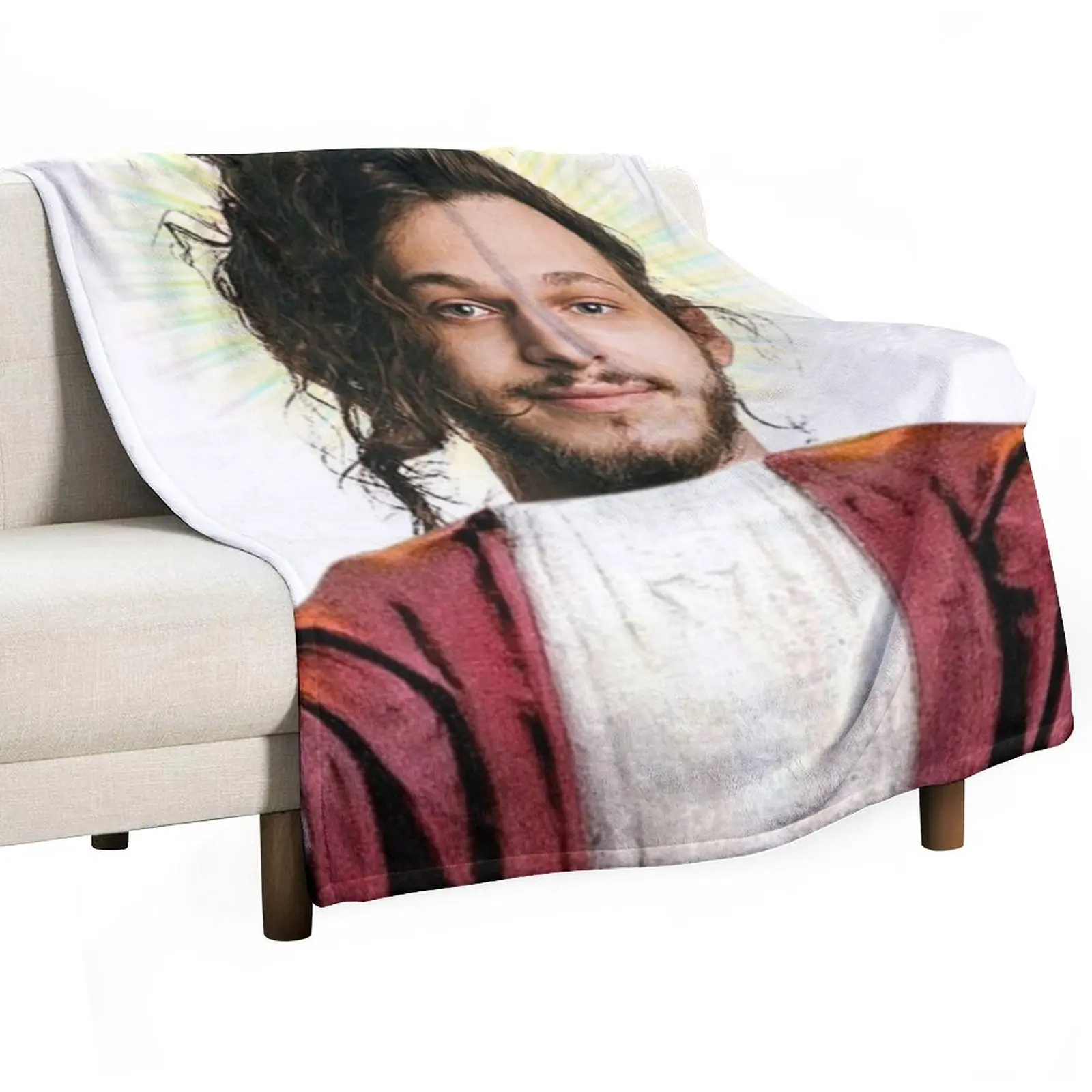 Subtronics Jesus Throw Blanket Warm Plaid Luxury sofa bed Blankets