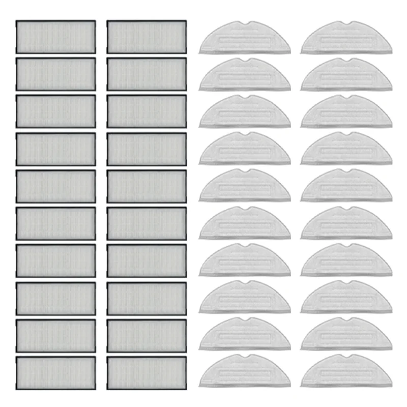 

WCS-For Roborock S8, S8 Plus, S7 Maxv Ultra, S7 Pro Ultra, S7 Max Ultra Replacement Part Accessories Mop Pad Hepa Filter