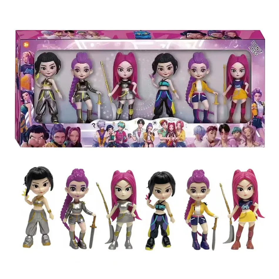 アニメ K-POP ガールズ/ボーイズグループフィギュア漫画デモンハンターゲーム周辺機器デスクオーナメントコレクタブルモデル理想的なギフトチョイス