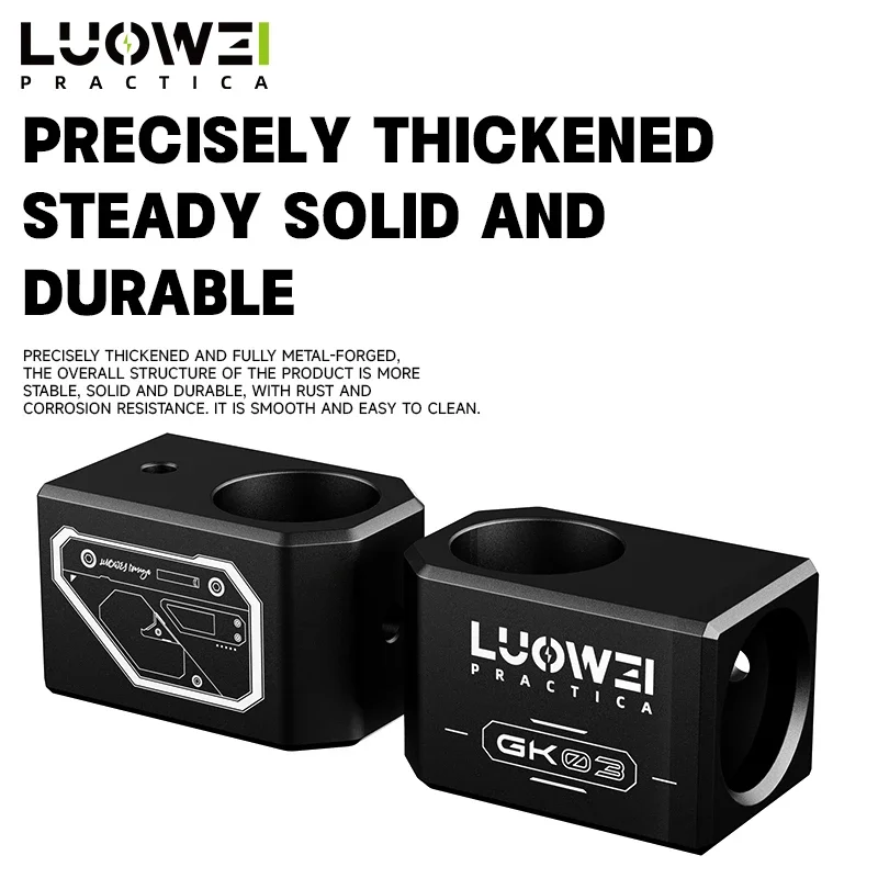 LUOWEI LW-GK03 Support de microscope Biaxal à double flèche 360 °   Support de bras articulé pour Microscope à double axe à positionnement réglable