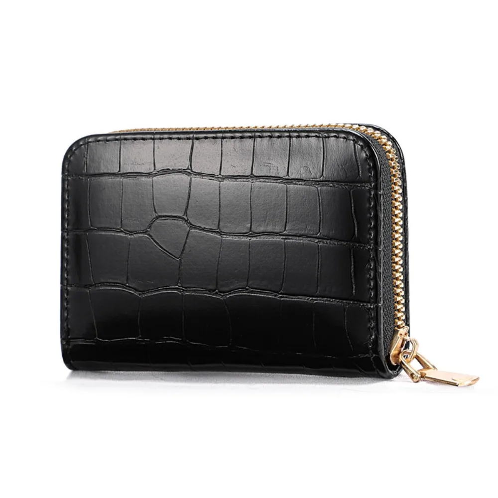 

Women's Mini Card Bag Multi-card Wallet Leather Small Clutch Card Holder Zipper Coin Pocket Purse Credit Card Holder Wallet