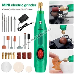 Electric Drill Grinder Engraver Pen 18000RPM for Dremel Metalworking Tile Jade Polishing Machine Mini Engraver 100-240V