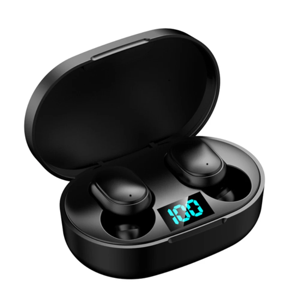 E6S Wireless Earbuds Wireless Ultra Long Playtime Headphones With Charging Case Waterproof Earbuds For Sports Working