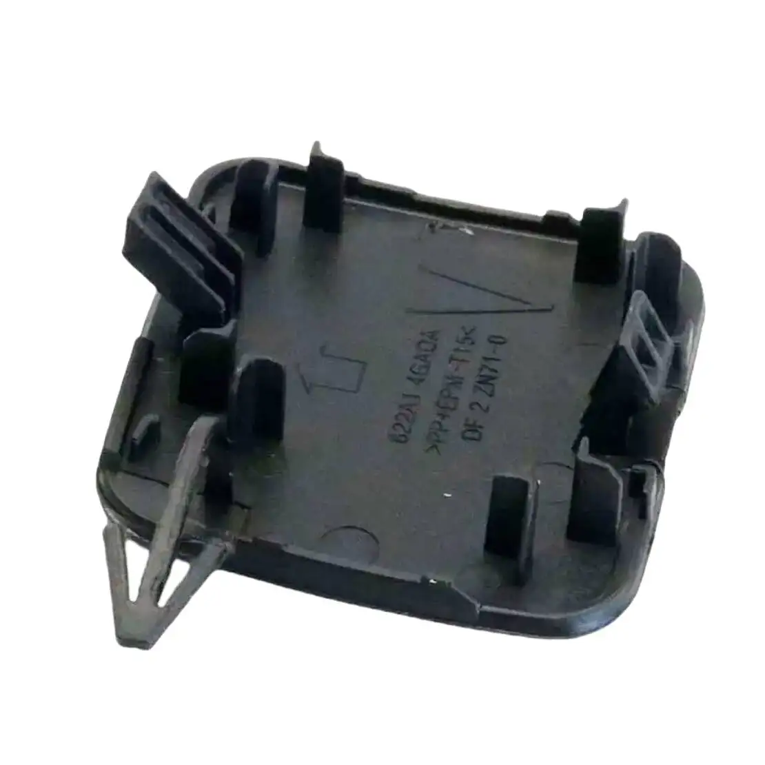 

622A1-4GA0A Крышка с отверстием для буксировочного крюка переднего бампера, подходит для Infiniti Q50 2014 2015 2016 2017 2018, серебристый пластик