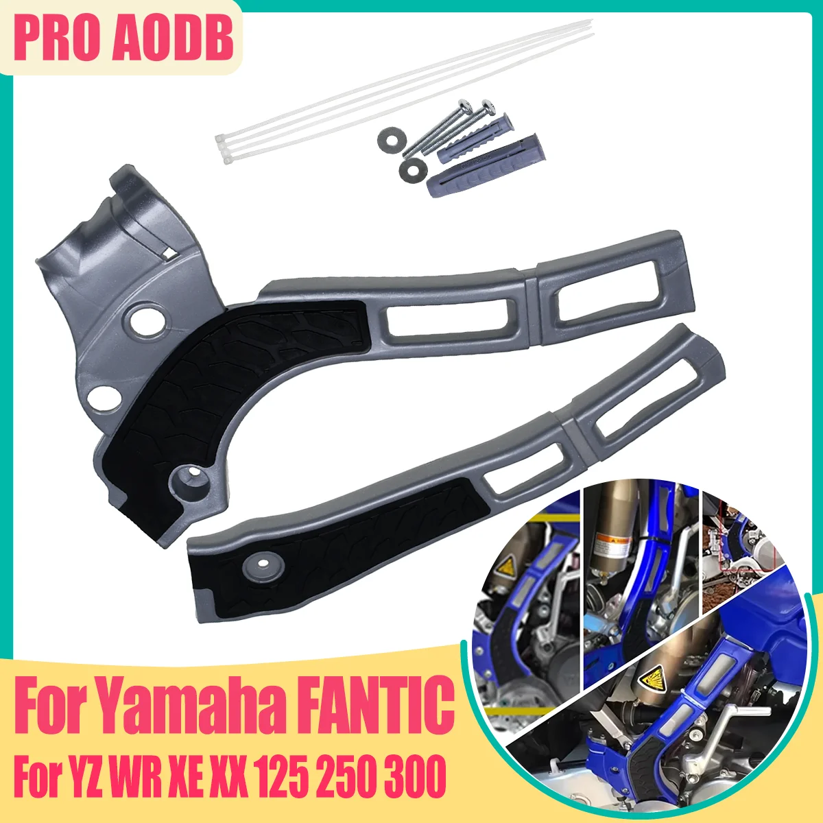 Pour Yamaha YZ250F YZ450F WR250F WR450F YZ WR 250F 450F accessoires de moto x-grip cadre garde Protection couvercle gardes en plastique