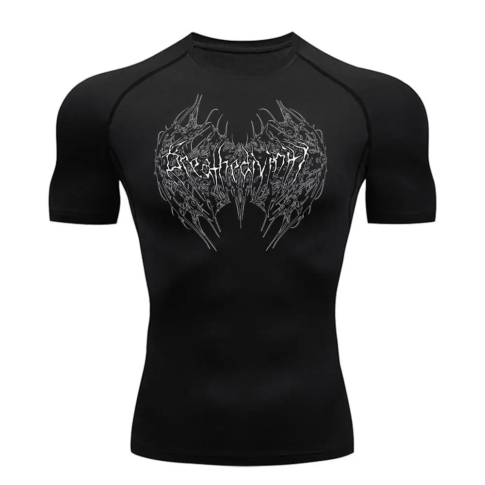 Men Running Compression T-shirt Short Sleeve Sport Tees Gym Fitness Sportshirts Male Jogging Tracksuit Athletic Shirt Tops