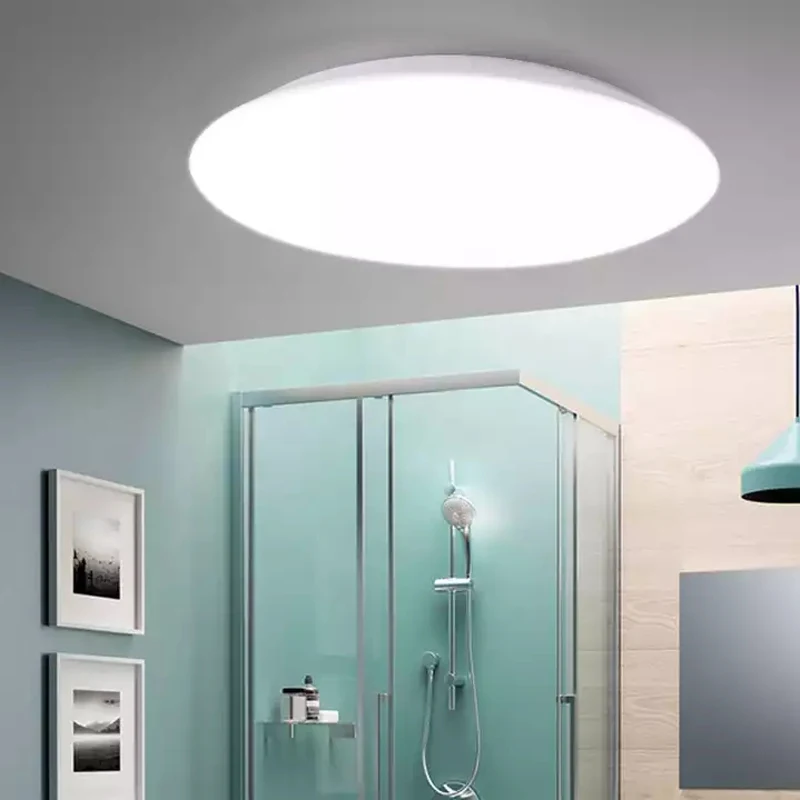Round Flush Mount LED Ceiling Light Waterproof Ceiling Fixture for Kitchen Living Room Bathroom Porch Laundry Hallway
