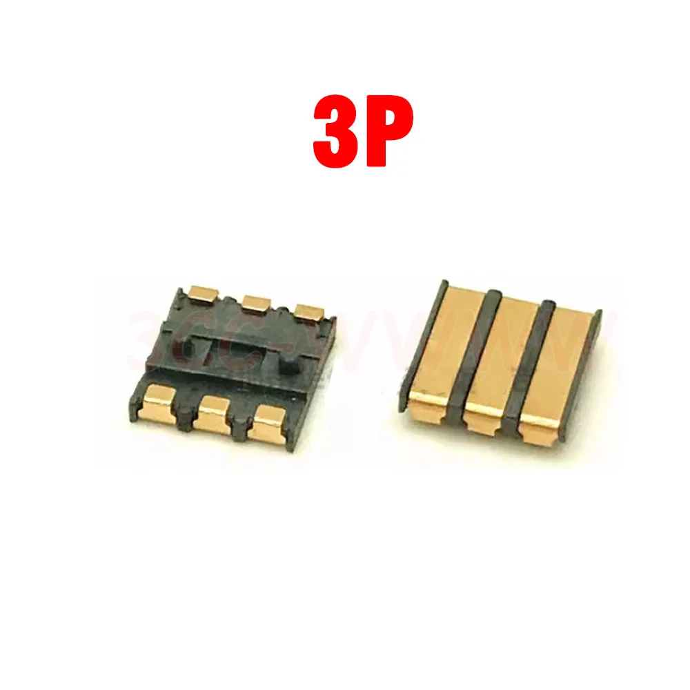 1pcs BC-13 D127 Battery Holder 2.0mm Spacing Power Contact Plate 2 3 4 5 6 8 Pin Hardware Gold-plated Conductive Plate Base