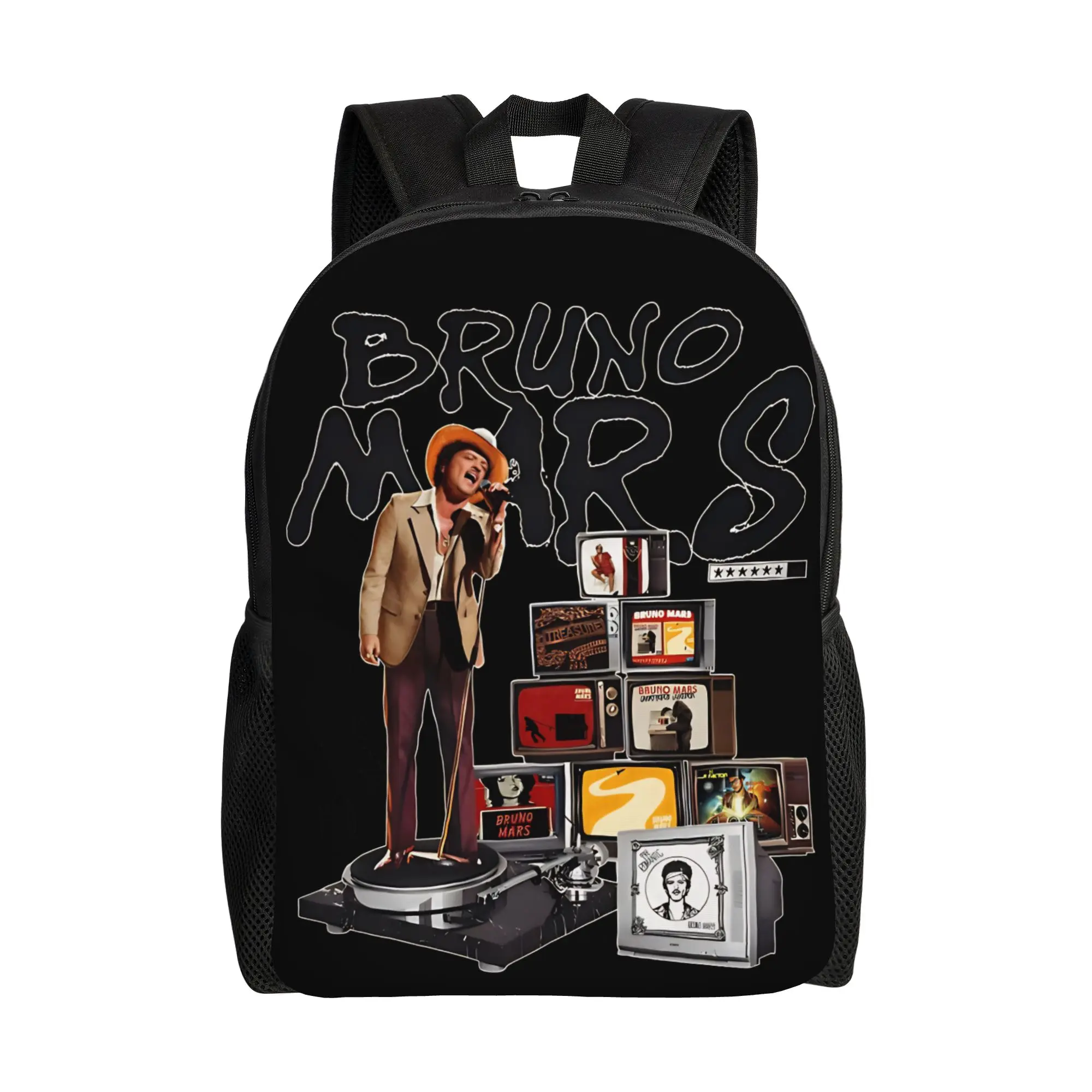 

Bruno Mars The Romantic Tour 2026 Backpack for Kids Boys Girls Lightweight Bruno Concert Backpacks Bags for Toddlers