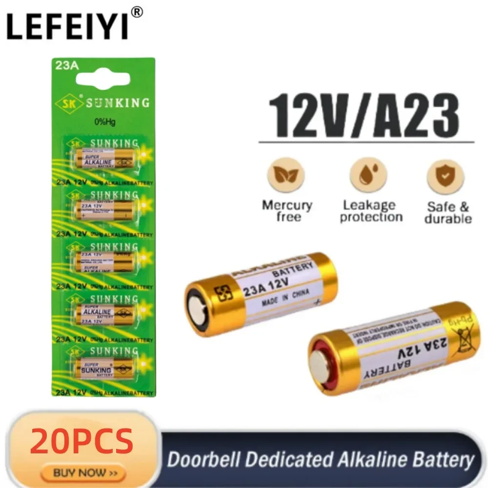 Battery A23 (23A) 12V, High Voltage Alkaline