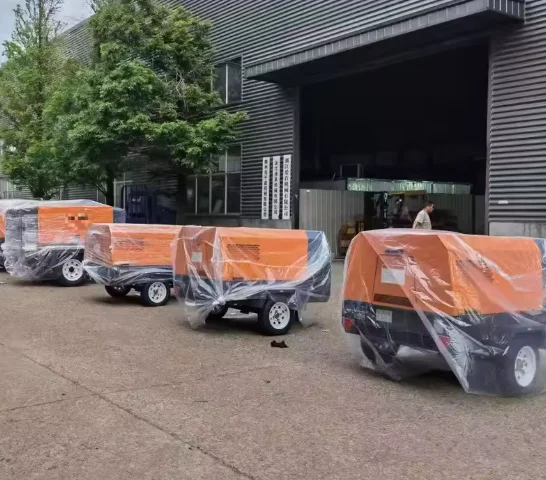 YG Customized 35m³/min Screw air Compressors Single Stage Trailer Mobile Rotary Air-Compressor Machine for Sale