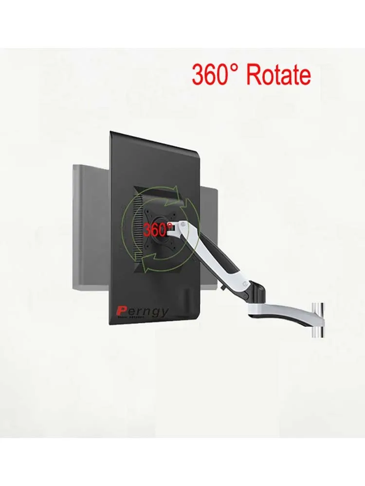 DL-GM112KY Aluminum 10"-27" 0-8kg 360 rotate air press gas spring keyboard mount with mouse Laptop desktop holder
