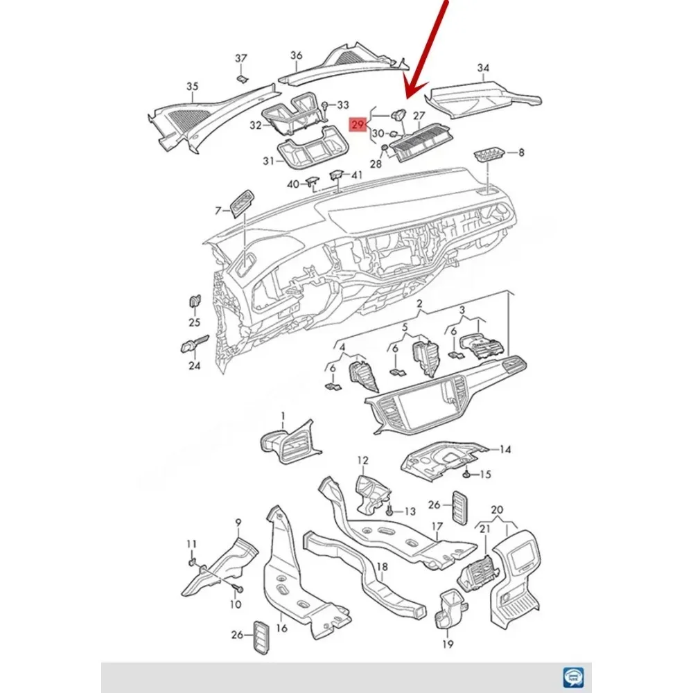 Brand New Genuine 5QJ907643 Air Quality Sensor For VW Passat B8 Golf 8 T-Roc Tharu for Skoda Octavia 1K0907659 5K0907659