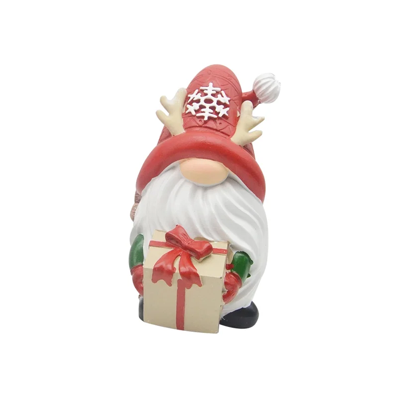 

PZHI-Christmas Resin Gnomes Handmade Christmas Resin Gnomes Holiday Present, Winter Table Christmas Tree Christmas Decor Easy To