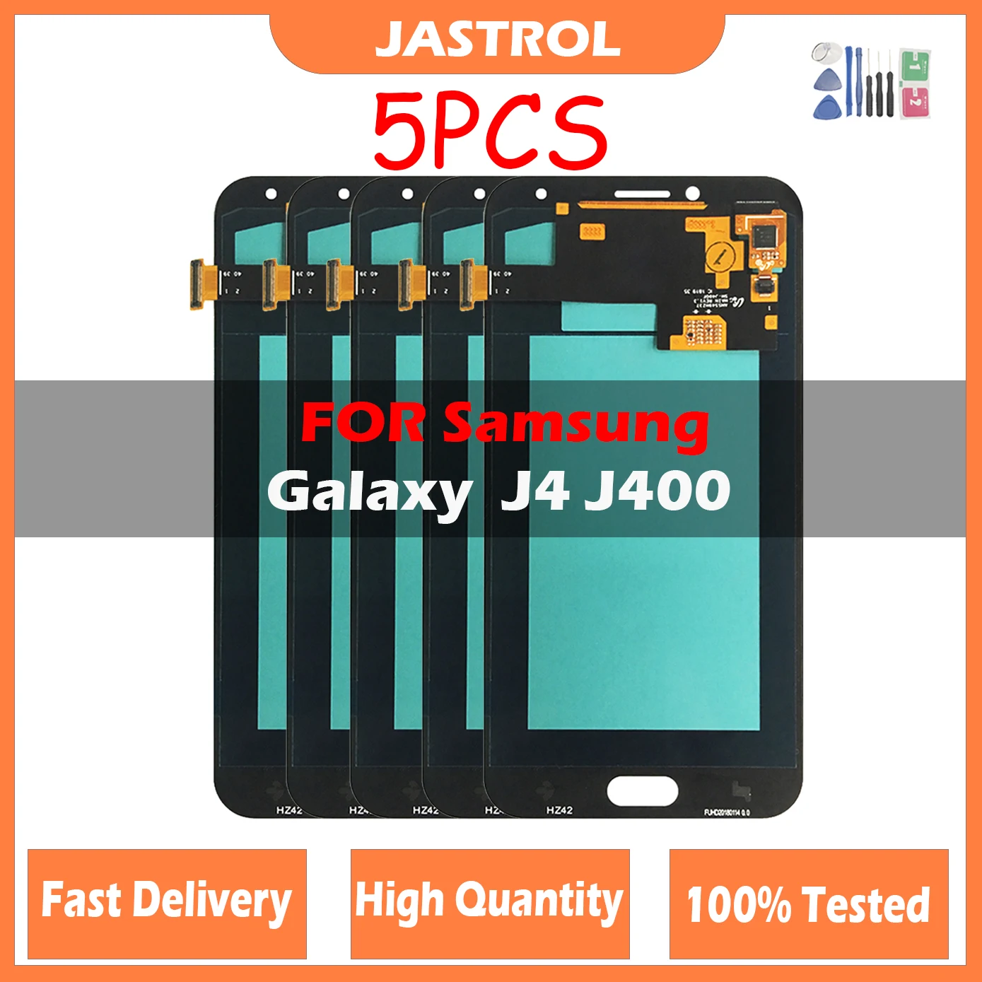 

5Pcs/Lot Super Amoled LCD Display For Samsung Galaxy J4 2018 Lcd Touch Panel Glass Digitizer Assembly J4 J400F LCD Screen