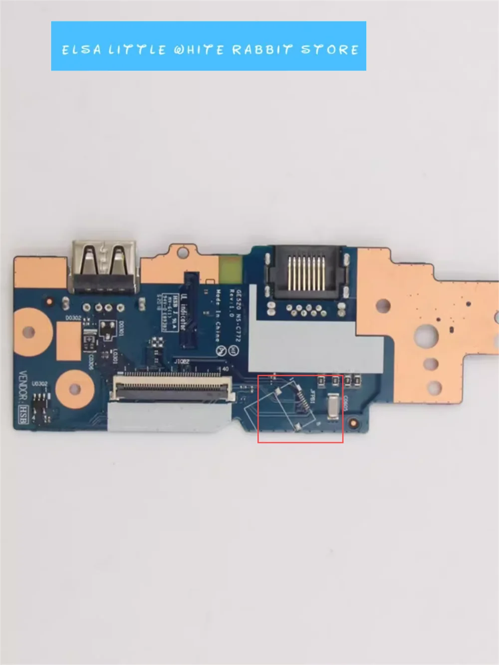 FOR lenovo E15 Gen 2  USB WLAN ETHERNET POWER BUTTON BOARD 5C50Z44695 NS-C772