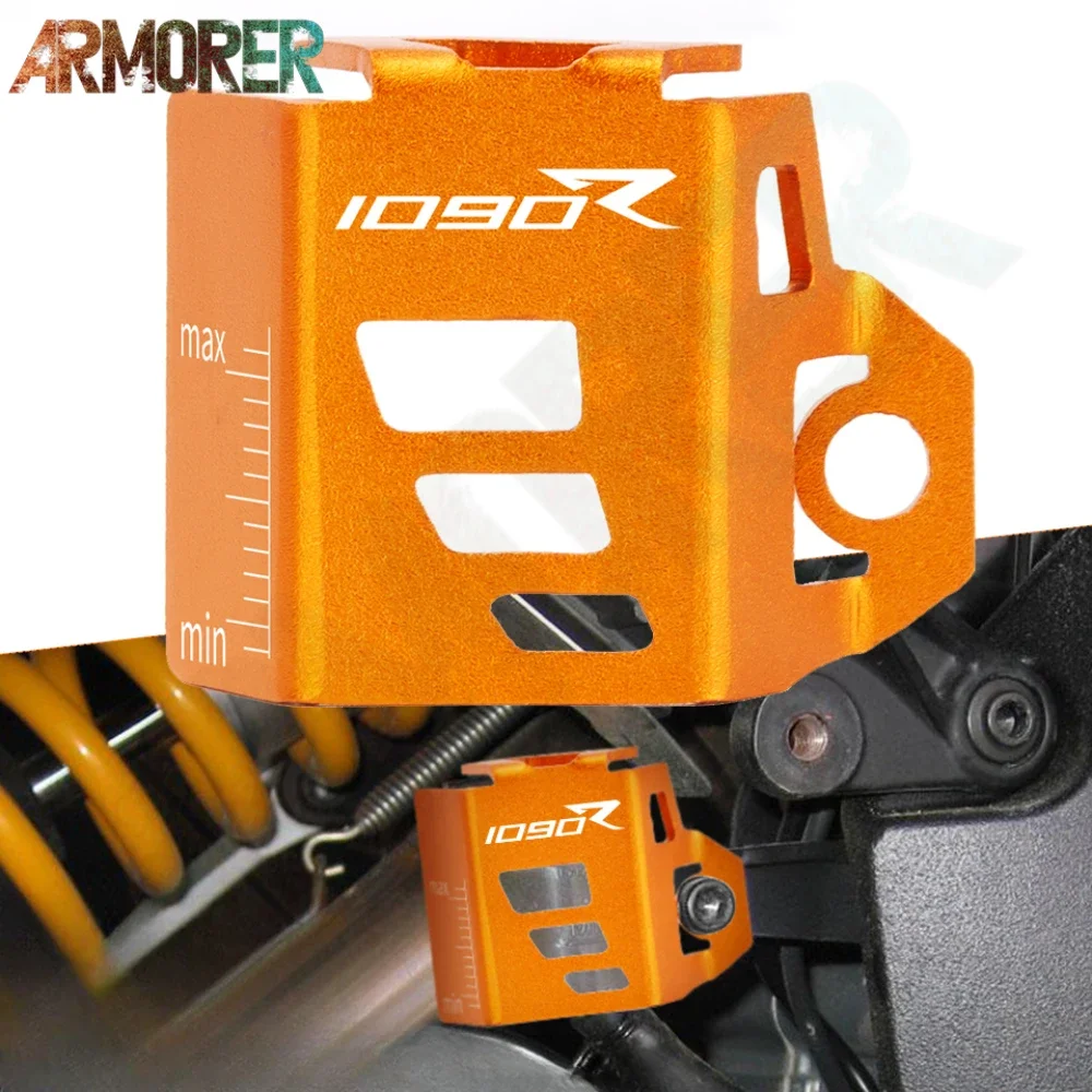 

Motorcycle Accessories Rear Brake Fluid Reservoir Guard Cover Protection For 1090 ADV L S R 1090 ADVENTURE L S R 1090ADV