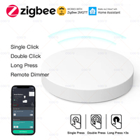 ZigBee Button Scene Switch Intelligent Linkage Push Button Smart Switch Battery Powered Automation Work With Home Assistant Z2M