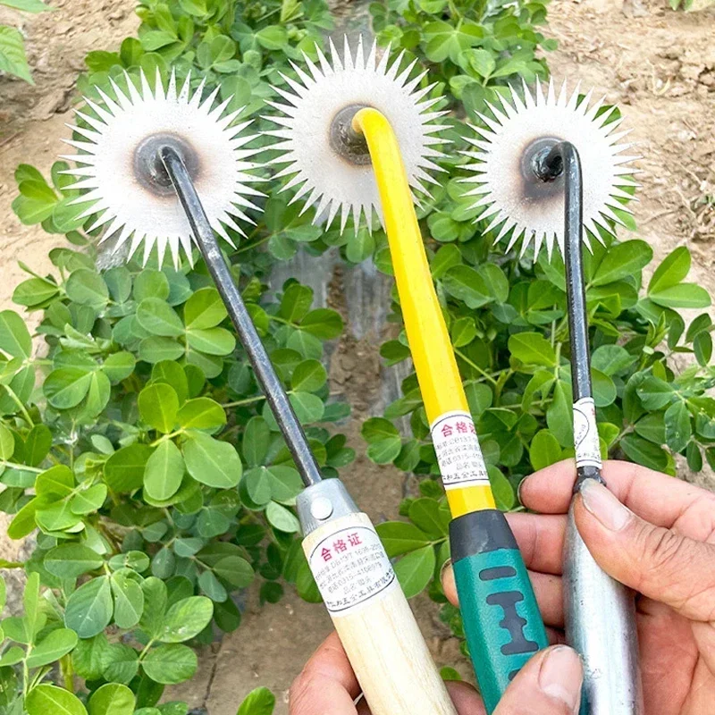 1Pcs Garden Weeding Hoe Manganese Steel Handheld Weeder Loose Soil Grass Rooting Hand Weeding Removal Puller Agricultural Tool